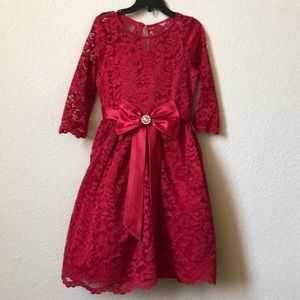 Rare Editions Girl Red Holiday Dress $5 in Bundle
